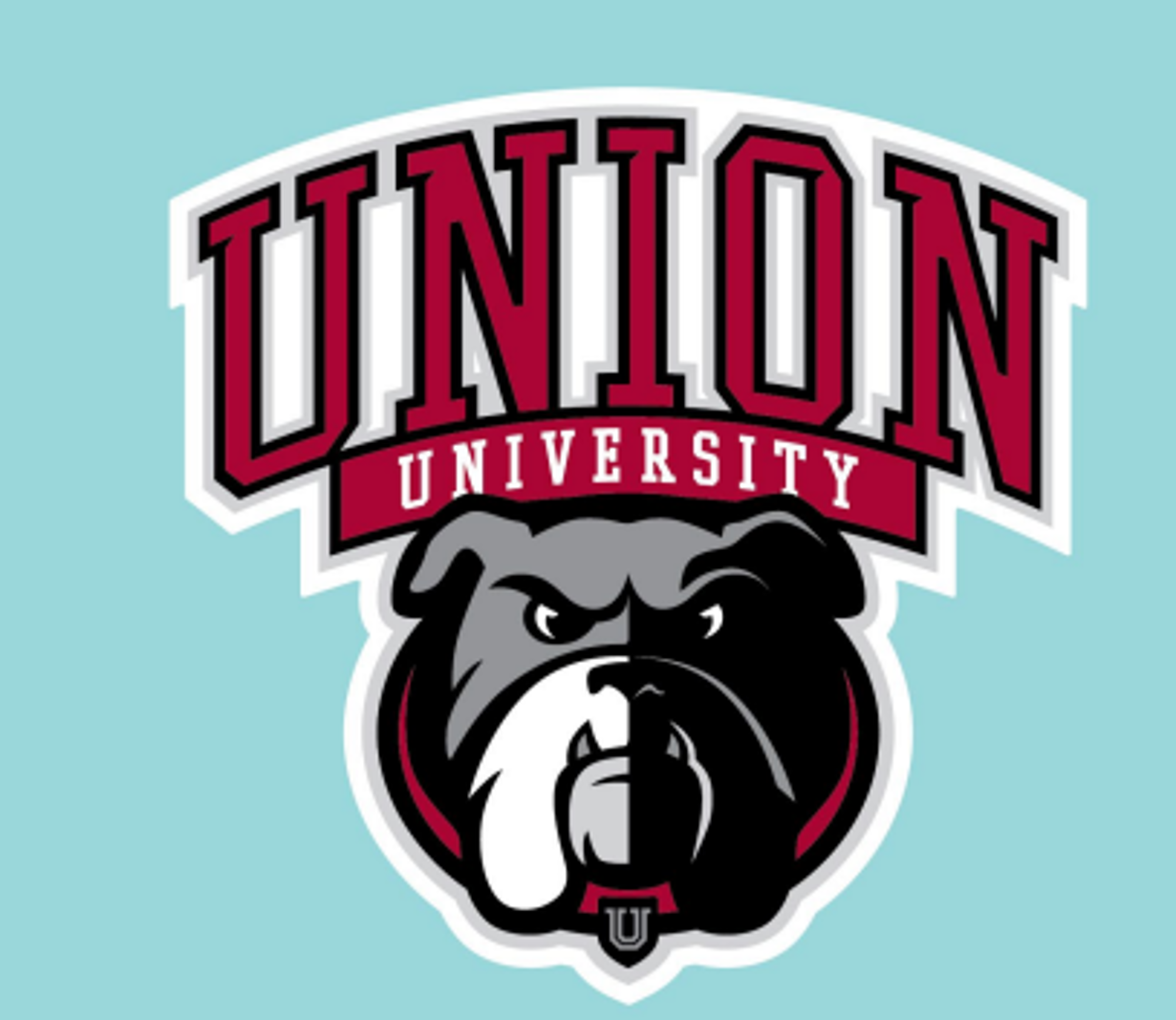 image of: Union University Bulldog Perfect Cut Decal