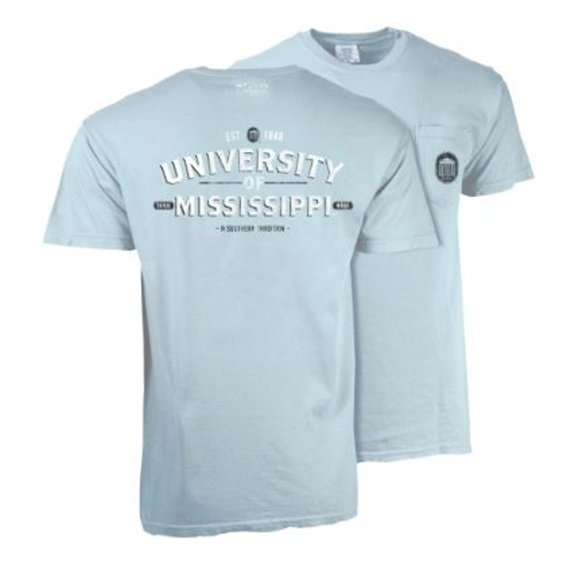 image of: Ole Miss Southern Classic Short Sleeve Pocket Tee