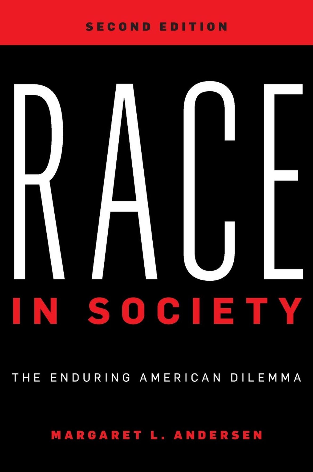 Cover image for -Race in Society 2nd ED HARDCOVER
