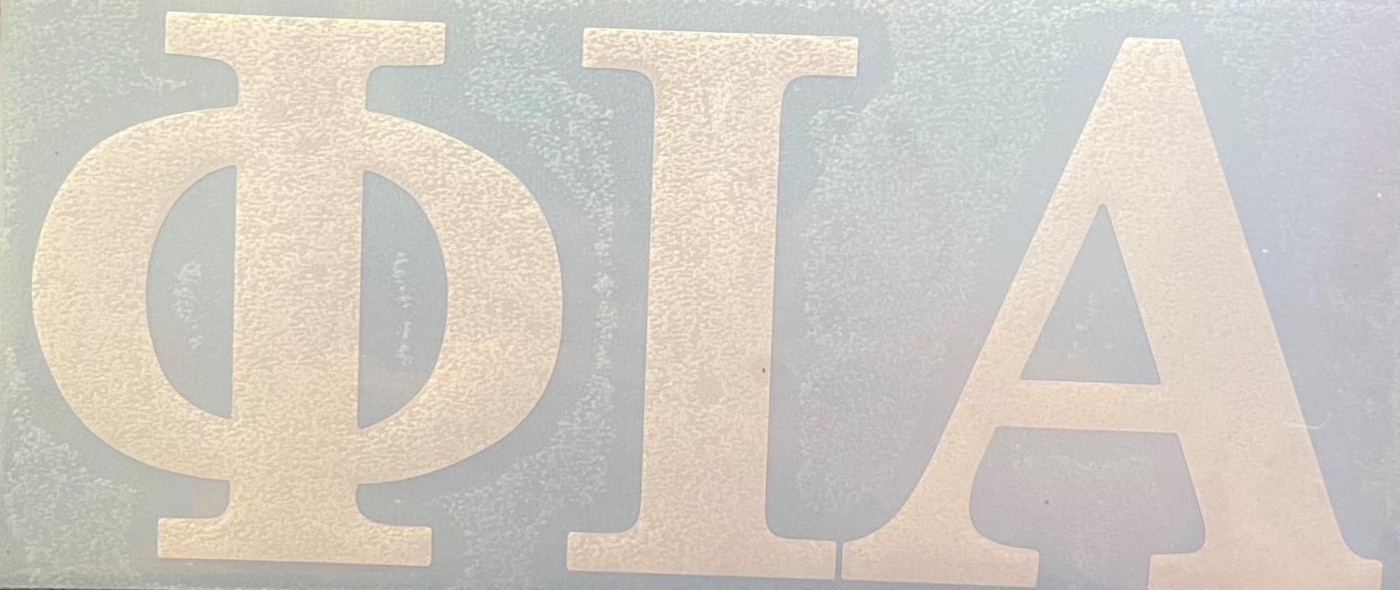 image of: Phi Iota Alpha Decal