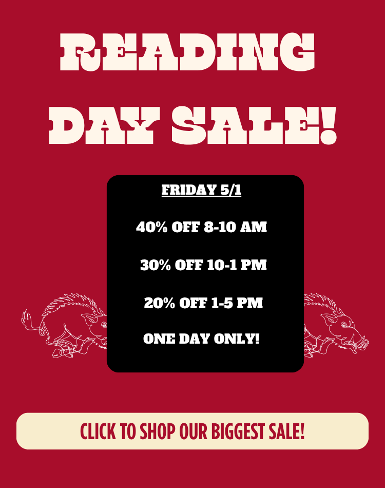 CLICK TO SHOP READING DAY SALE!