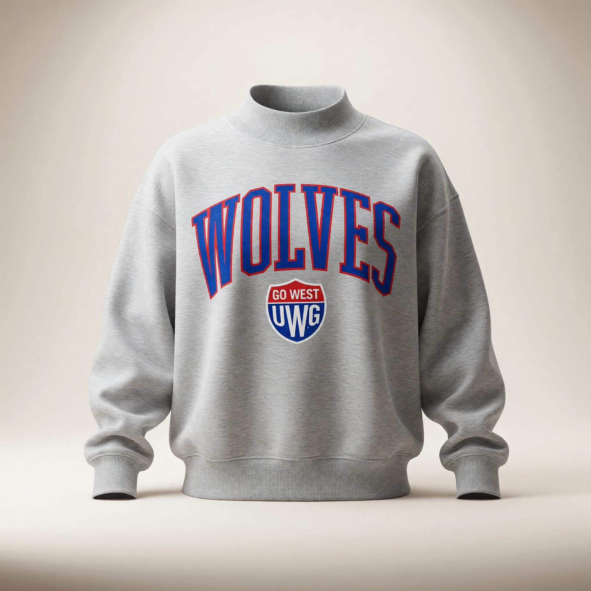 Product image 1 of 2 for MOCK-NECK LINGO FLEECE PULLOVER