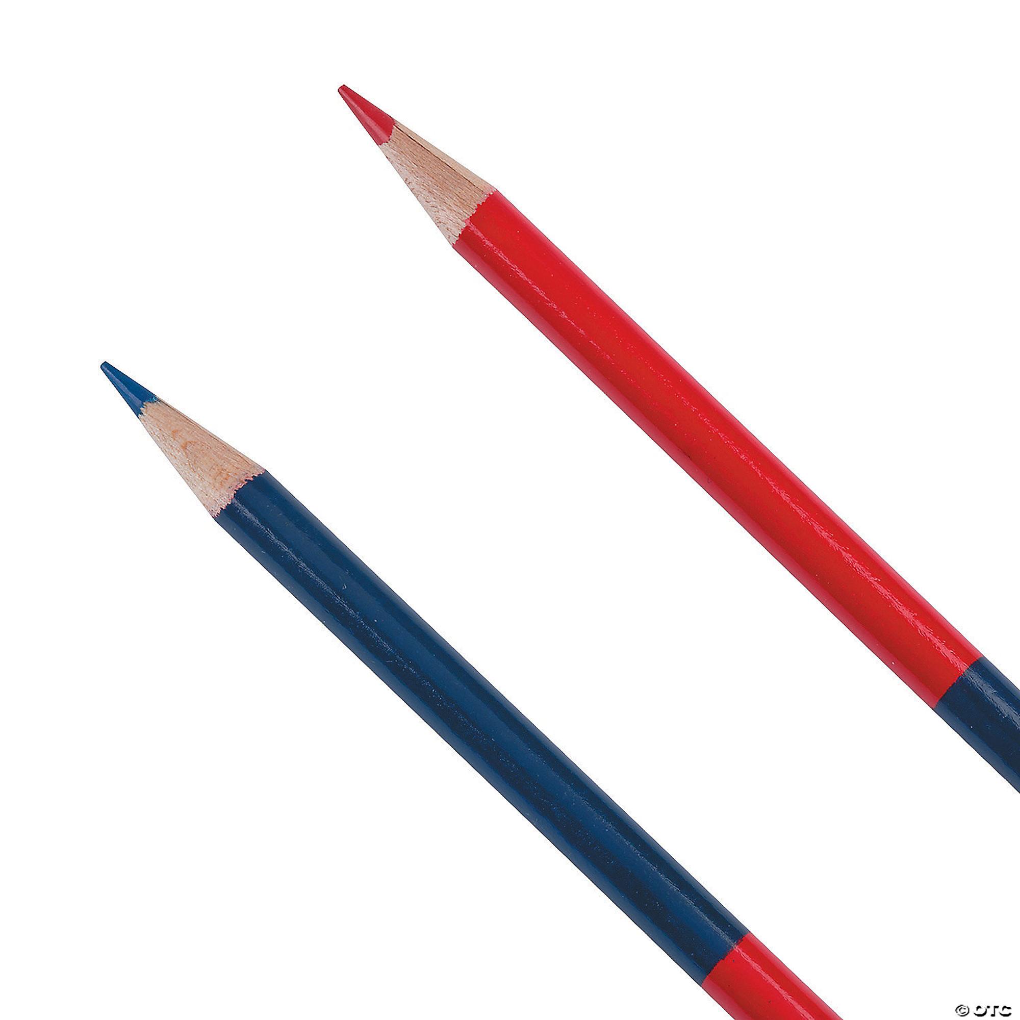 Red & Blue Pencil