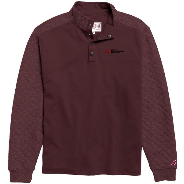 Utah Shakespeare Festival Quilted 1/4 Snap Pullover 2024; $64.99