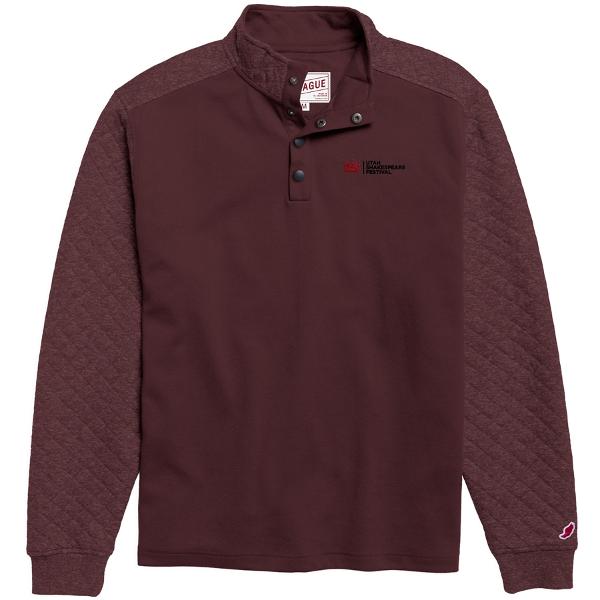 Utah Shakespeare Festival Quilted 1/4 Snap Pullover 2024; $64.98