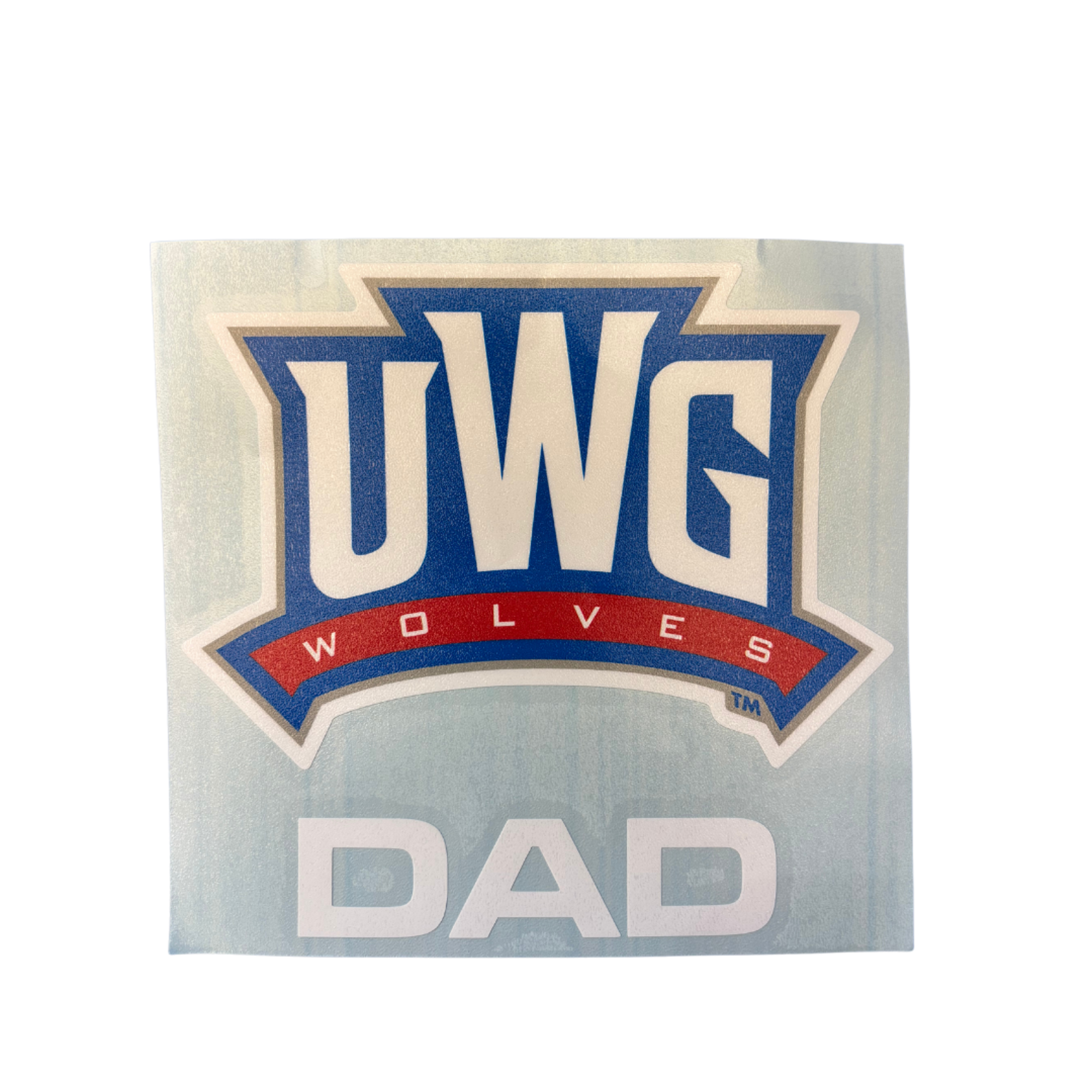 image of: ATHLETICS LOGO DAD DECAL