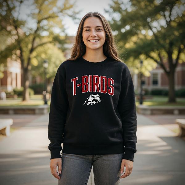 College House Glitter Crew; $59.99