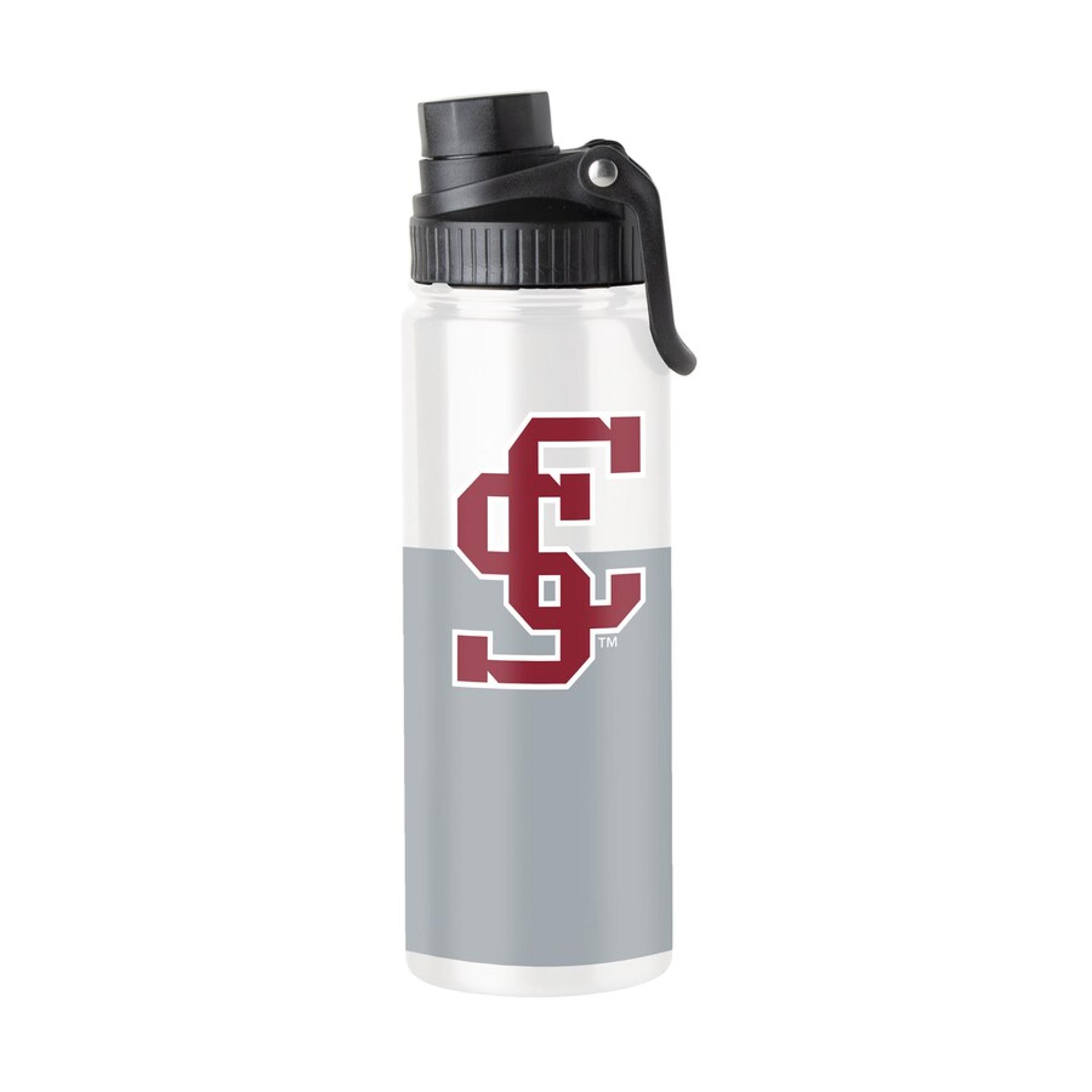 image of: Santa Clara Broncos 21oz Twist Top Bottle, Silver
