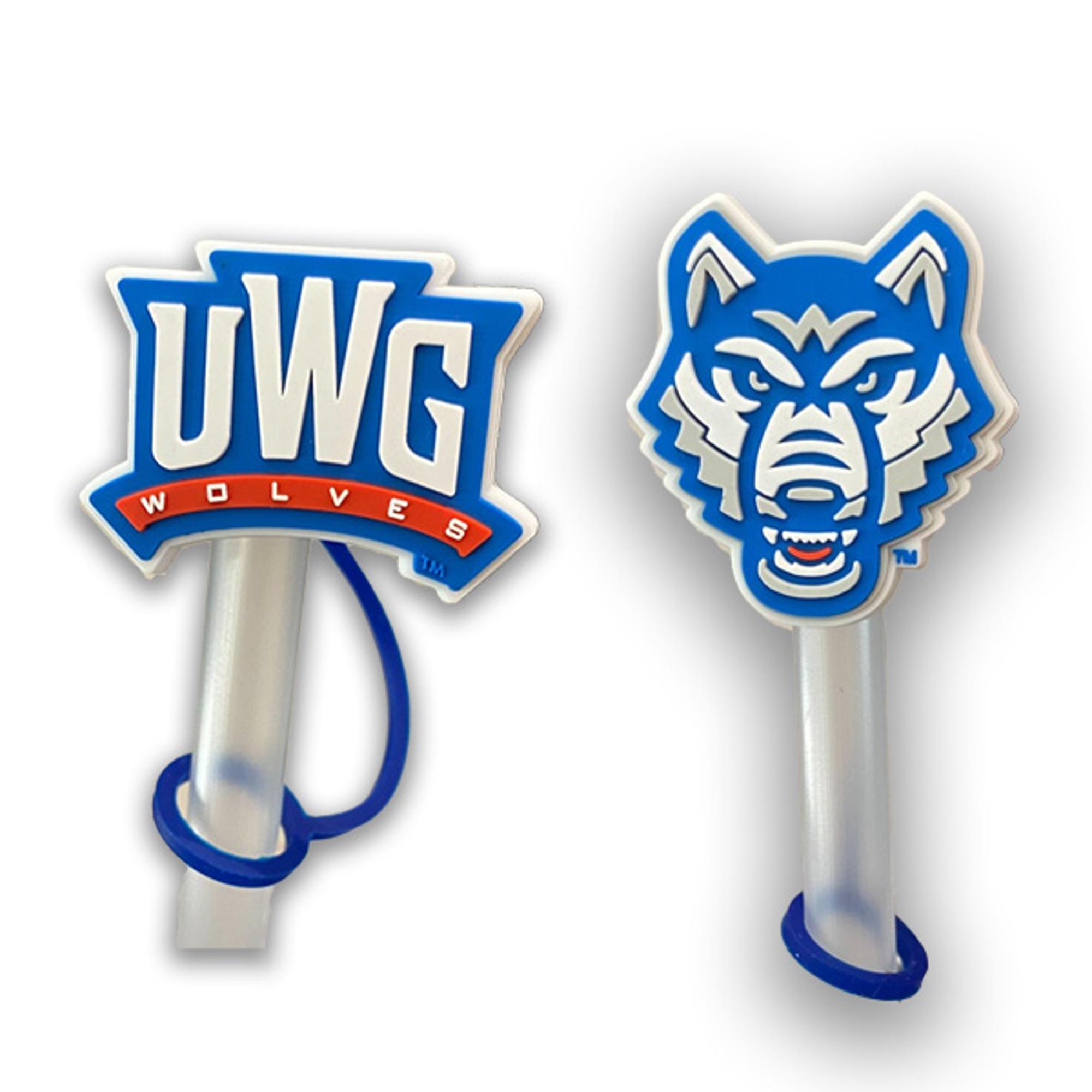 image of: ATHLETICS AND WOLF LOGO STRAW TOPPER