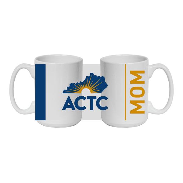 KACTC 15 OZ MUG MOM WHT; $14.99