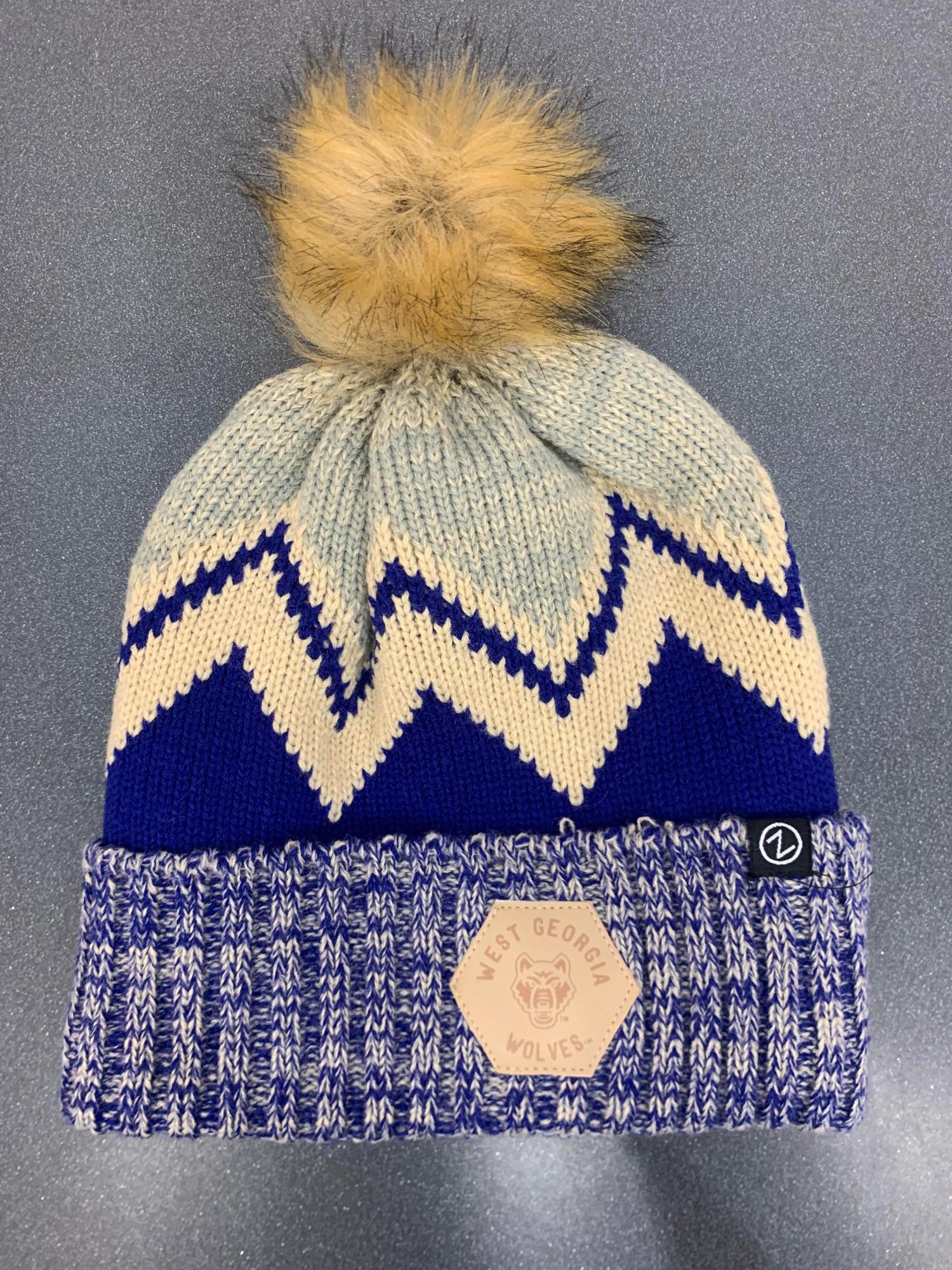 image of: WEST GA WOLF LOGO MINX BEANIE