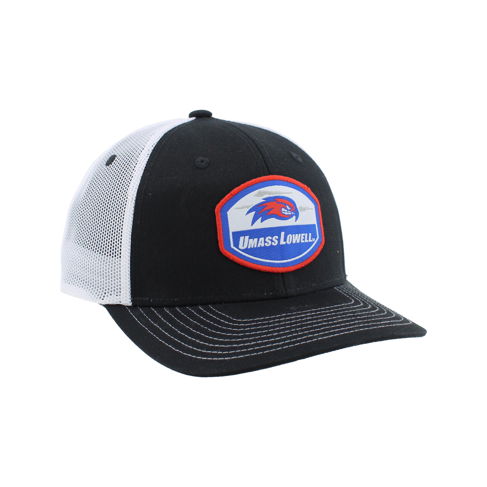 Structured Trucker Hat Patch - Black/White