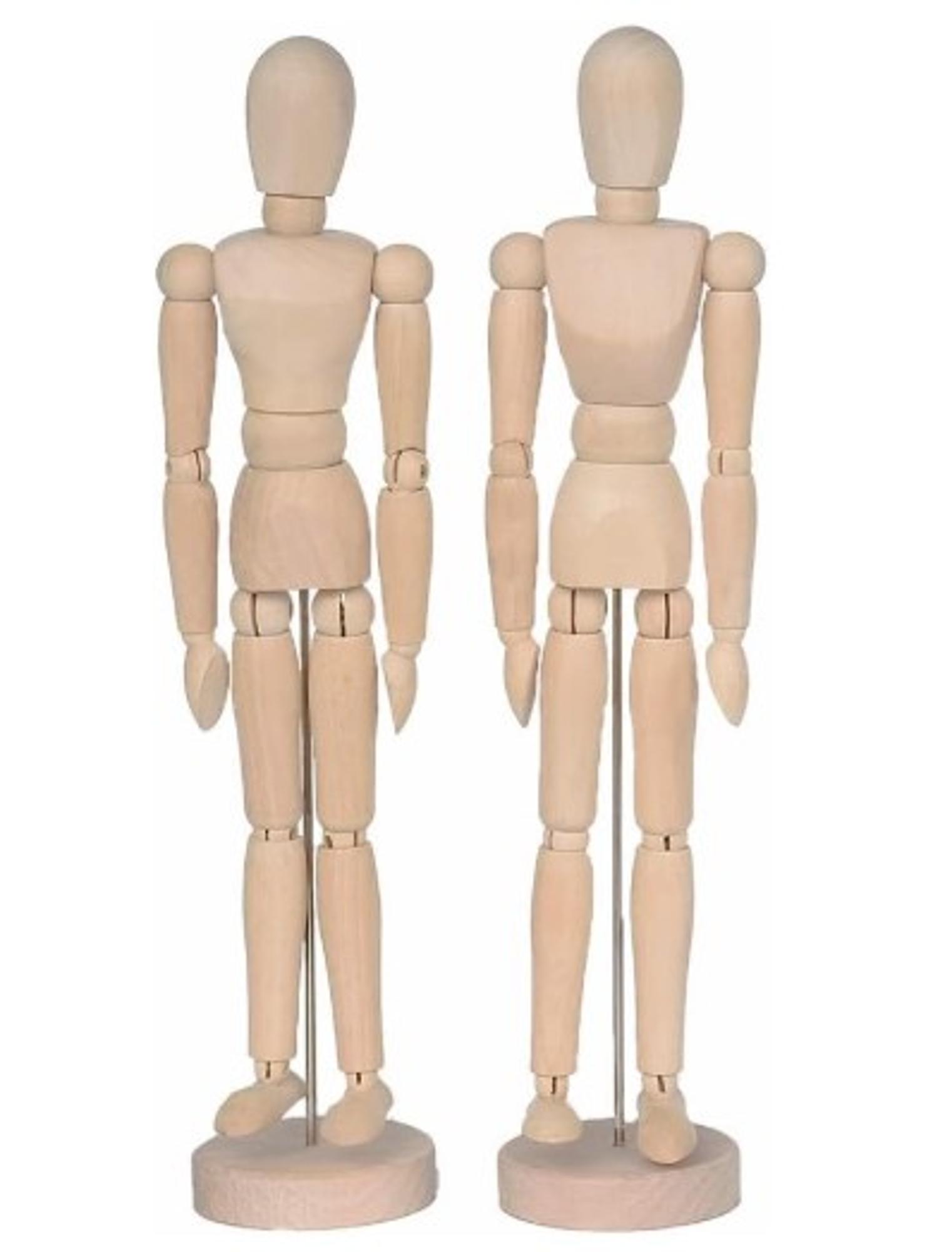 Product image 1 of 3 for 12" Wooden Mannekins