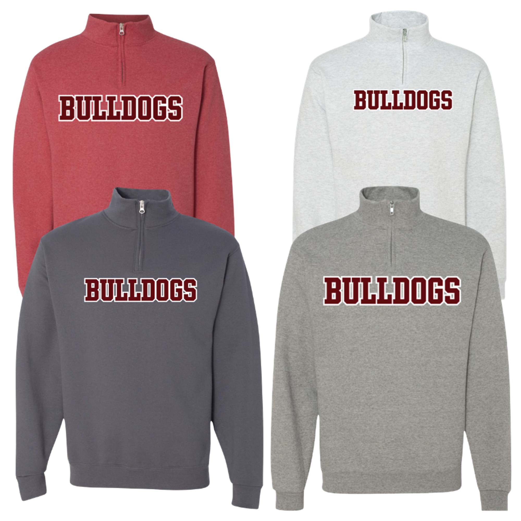 Bulldogs Bentley Cadet Quarter-Zip Sweatshirt