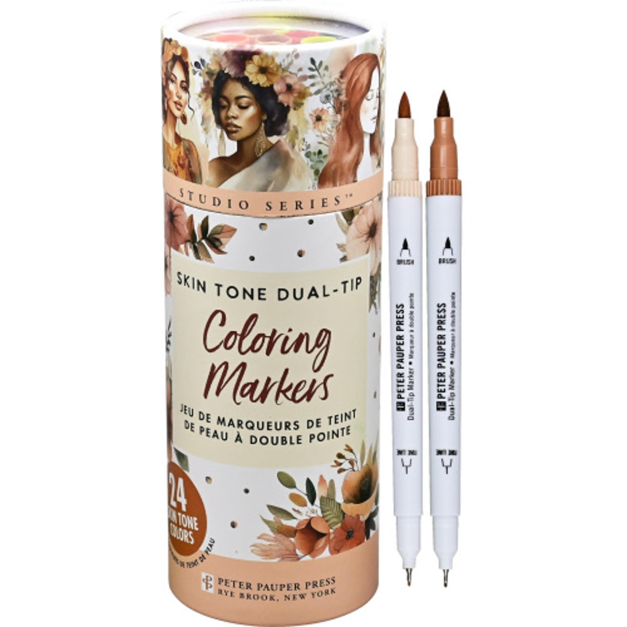 image of: COLORING MARKERS DUAL TIP