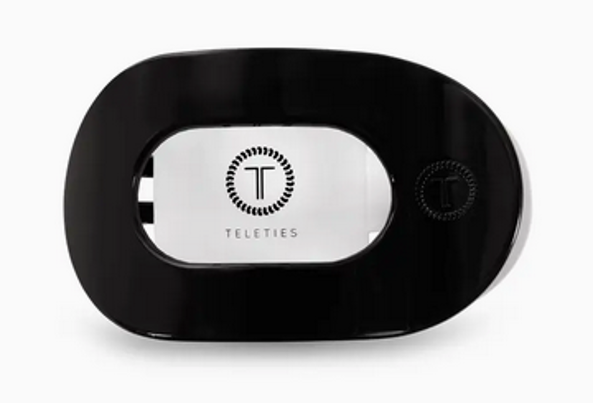 Product image 1 of 1 for TELETIES ROUND FLAT HAIR CLIP MEDIUM