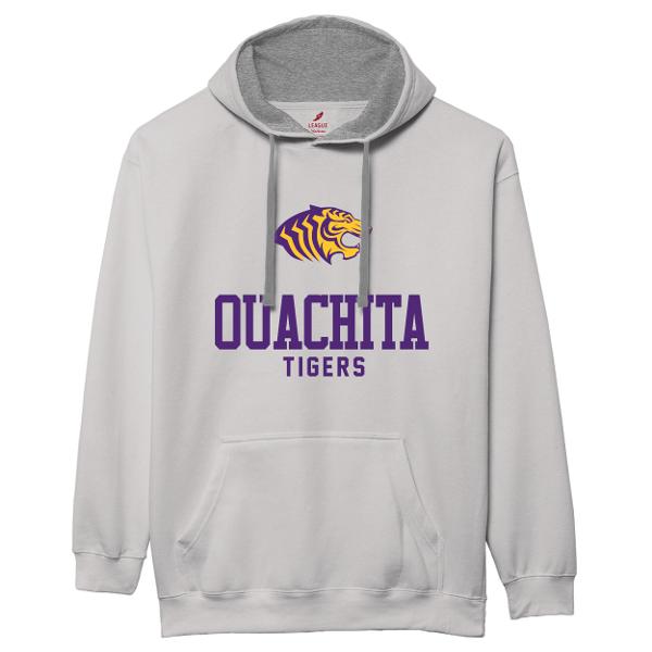 Ouachita Tigers Essential Colorblock Hoodie 2.0; $42.99
