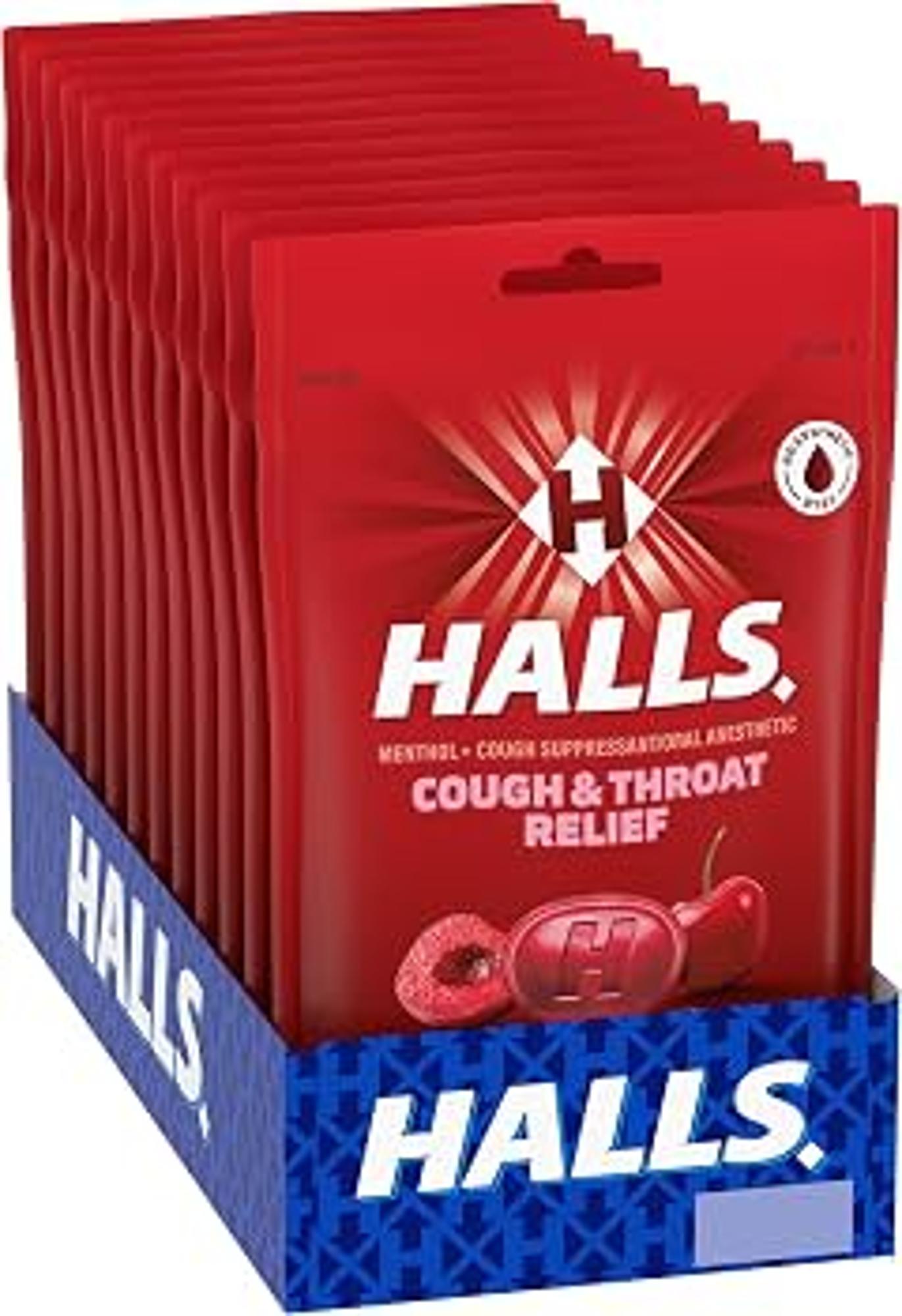 Product image 1 of 1 for Halls Cough Drop - cherry