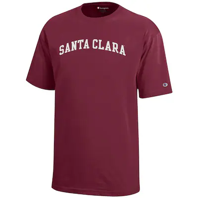 image of: Santa Clara University Champion Youth Arch Short Sleeve Tee, Cardinal Red