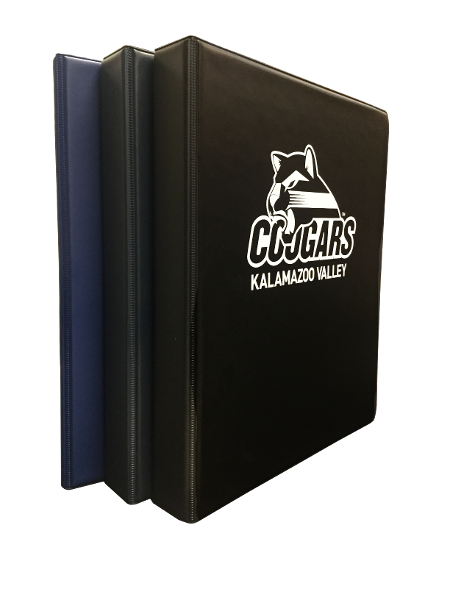 KVCC 1" Cougar Binders; $7.99