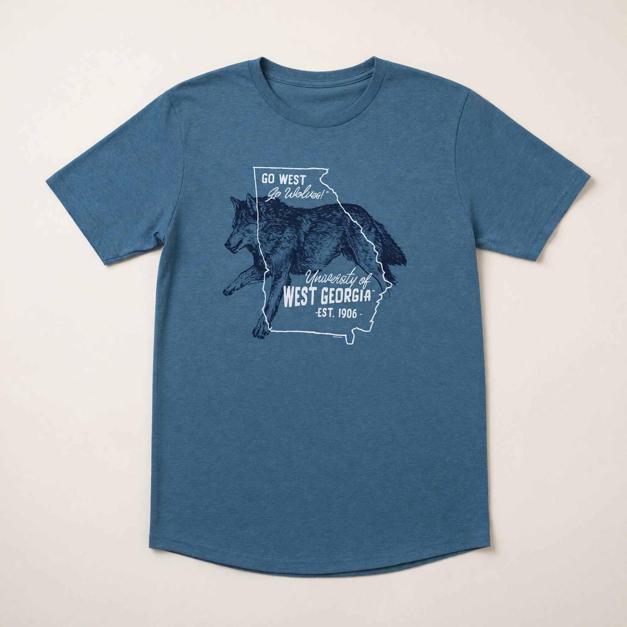 Variant 4 of 5 for STATE OUTLINE T-SHIRT