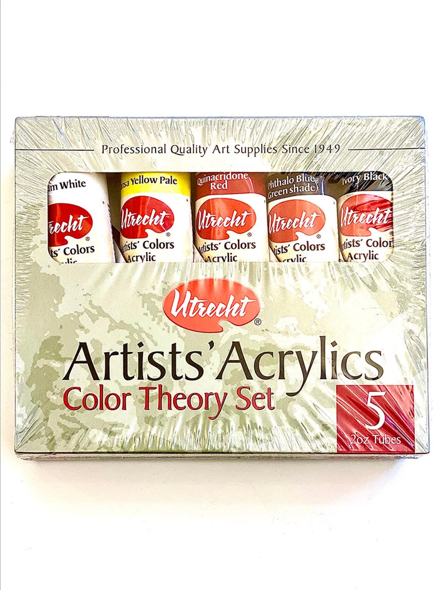 image of: UTRECHT ARTISTS ACRYLIC 5 TUBE SET