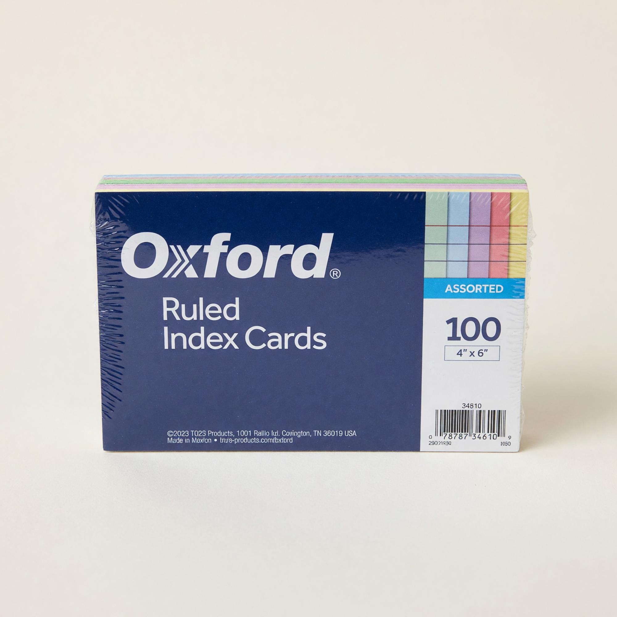 Product image 1 of 1 for INDEX CARD 4X6 Ruled Ast color