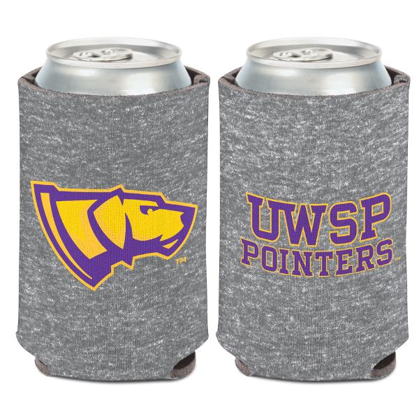 UWSP Pointers 2-Sided Can Koozie - Heather Grey; $8.98