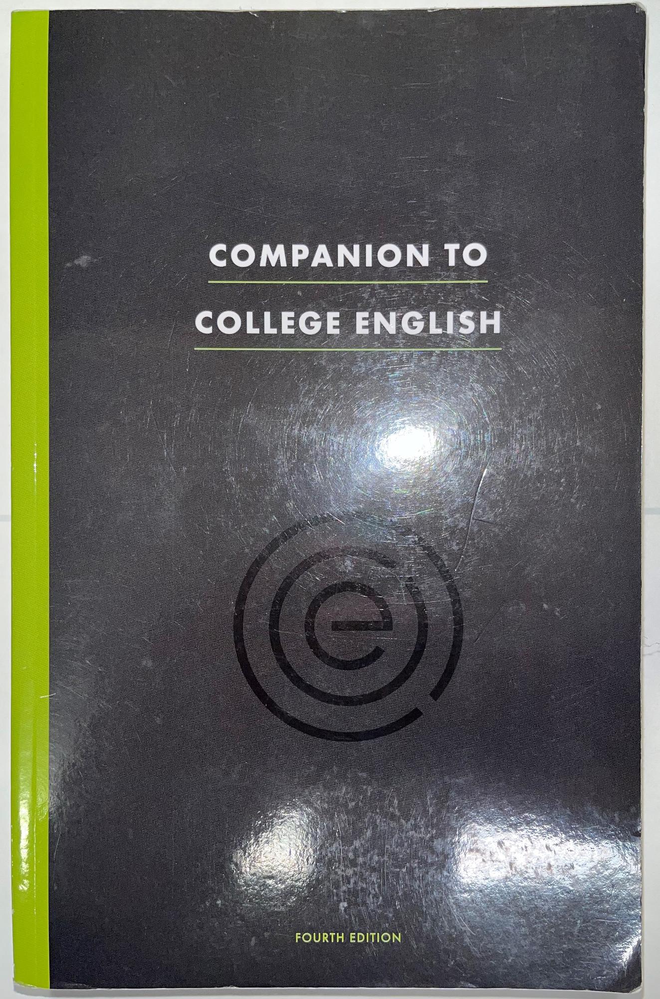 Cover image for Companion to College English