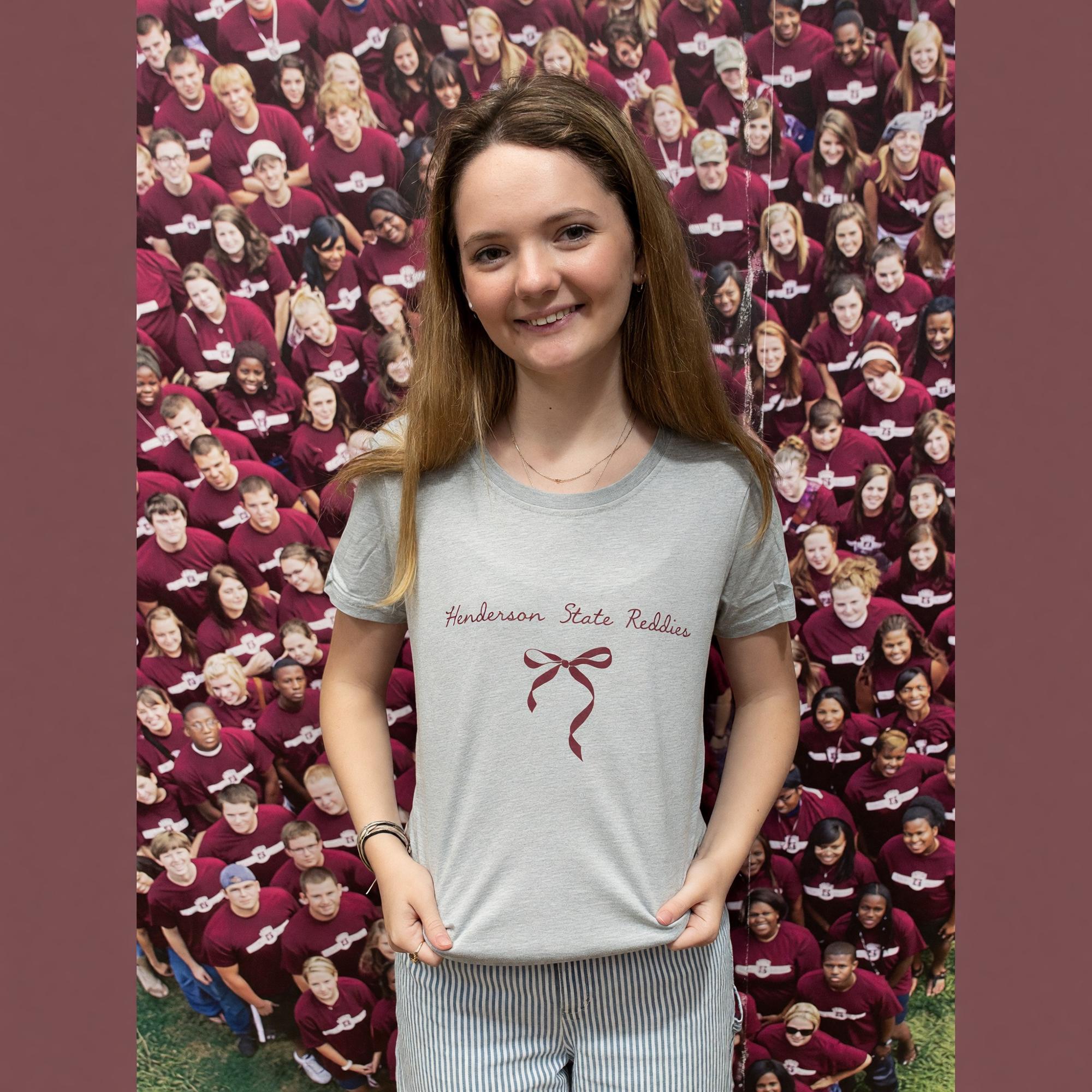 Product image 1 of 4 for Henderson State Reddies Bow Women's Lizzie Tee