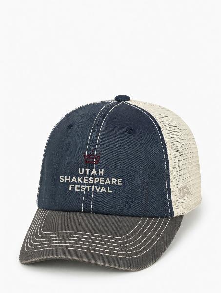 Utah Shakespeare Festival Denim Trucker Hat 2024; $28.99