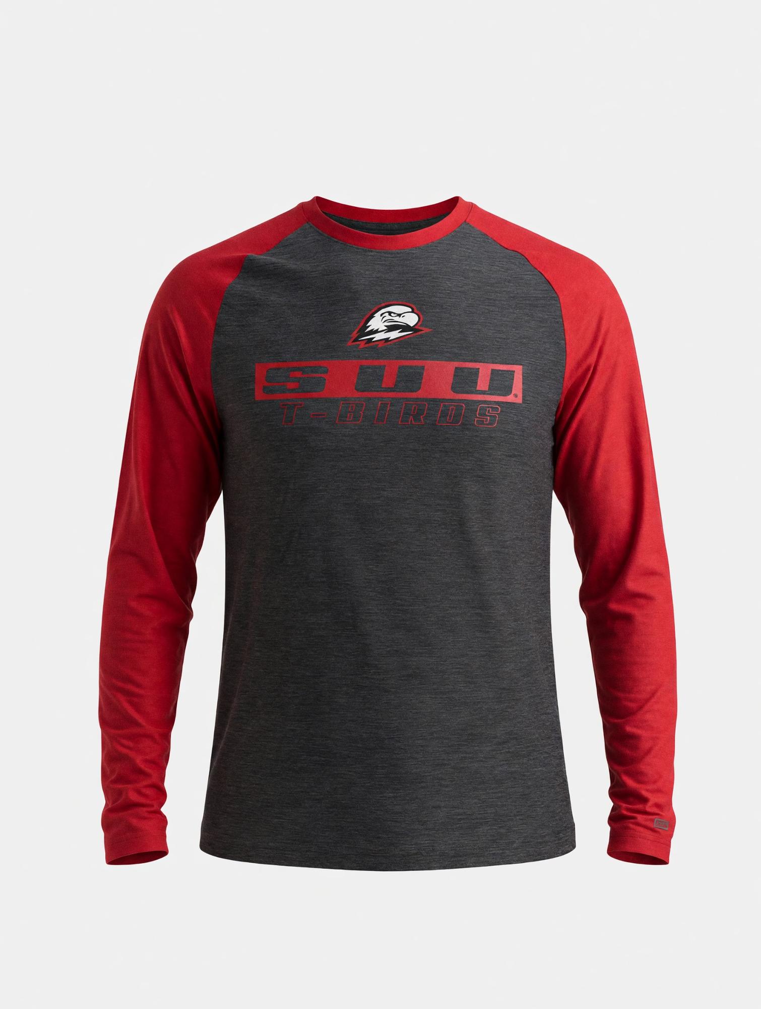 Product image 1 of 2 for Colosseum Black/Red SUU T-Birds Long Sleeve