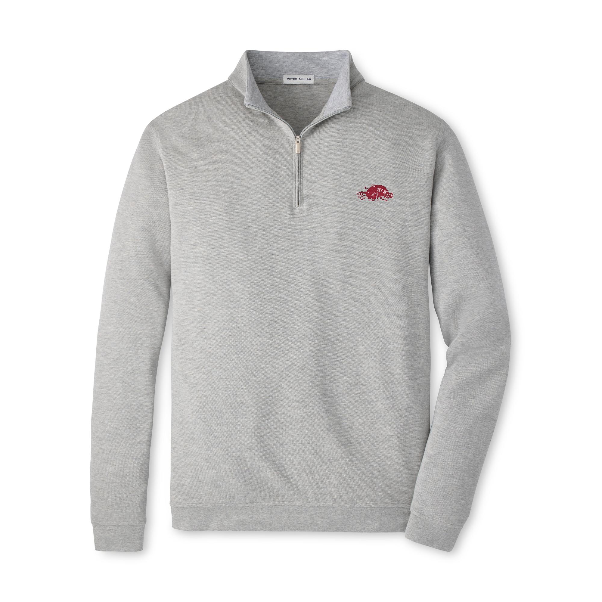 Product image 1 of 2 for Arkansas Razorbacks Peter Millar Crown Comfort Quarter Zip - Slobber Hog