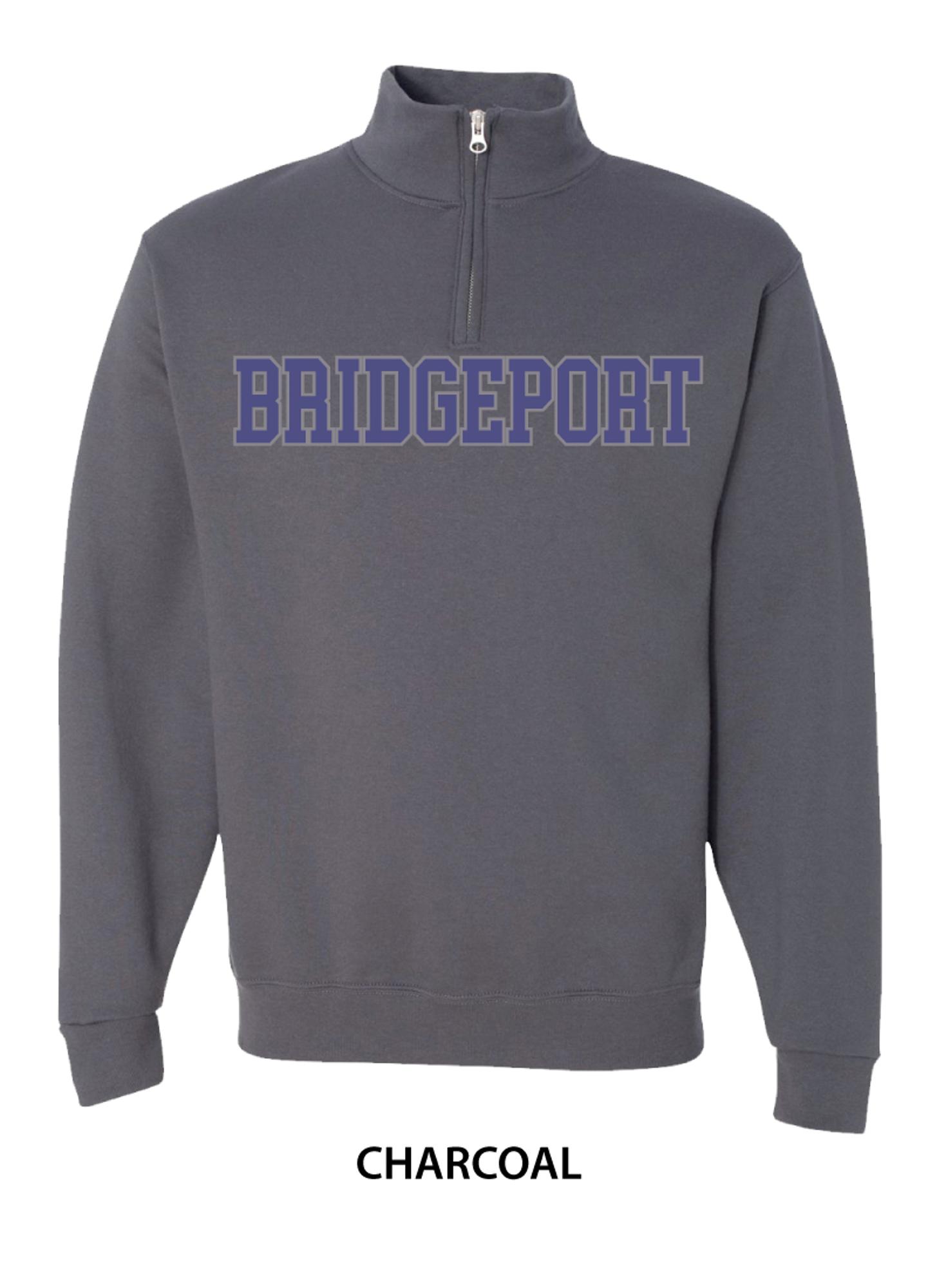 Bridgeport Bentley Cadet QuarterZip Sweatshirt University of Bridgeport
