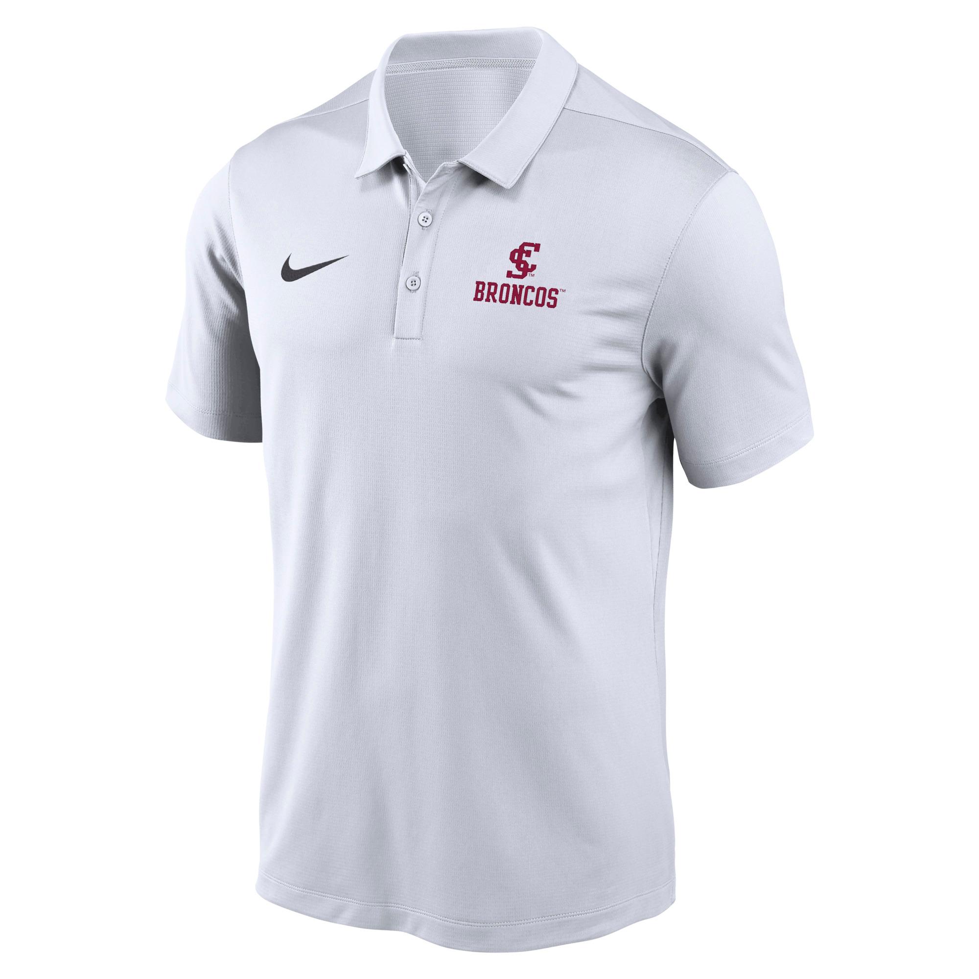 Product image 1 of 1 for Santa Clara Broncos Nike Victory Solid Polo, White