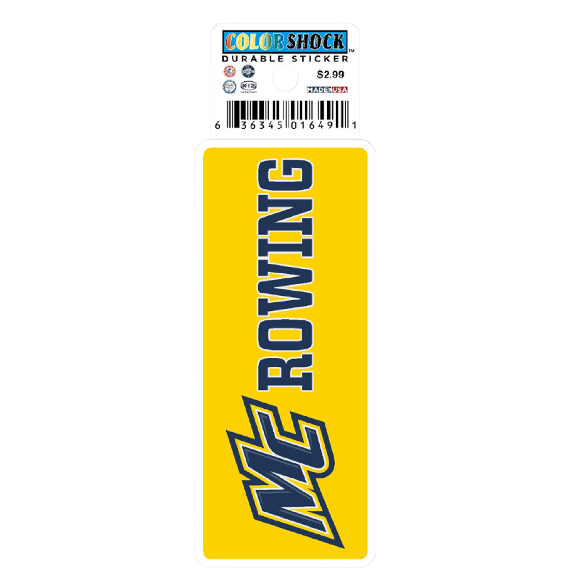 image of: MC Rowing Textured Stickers