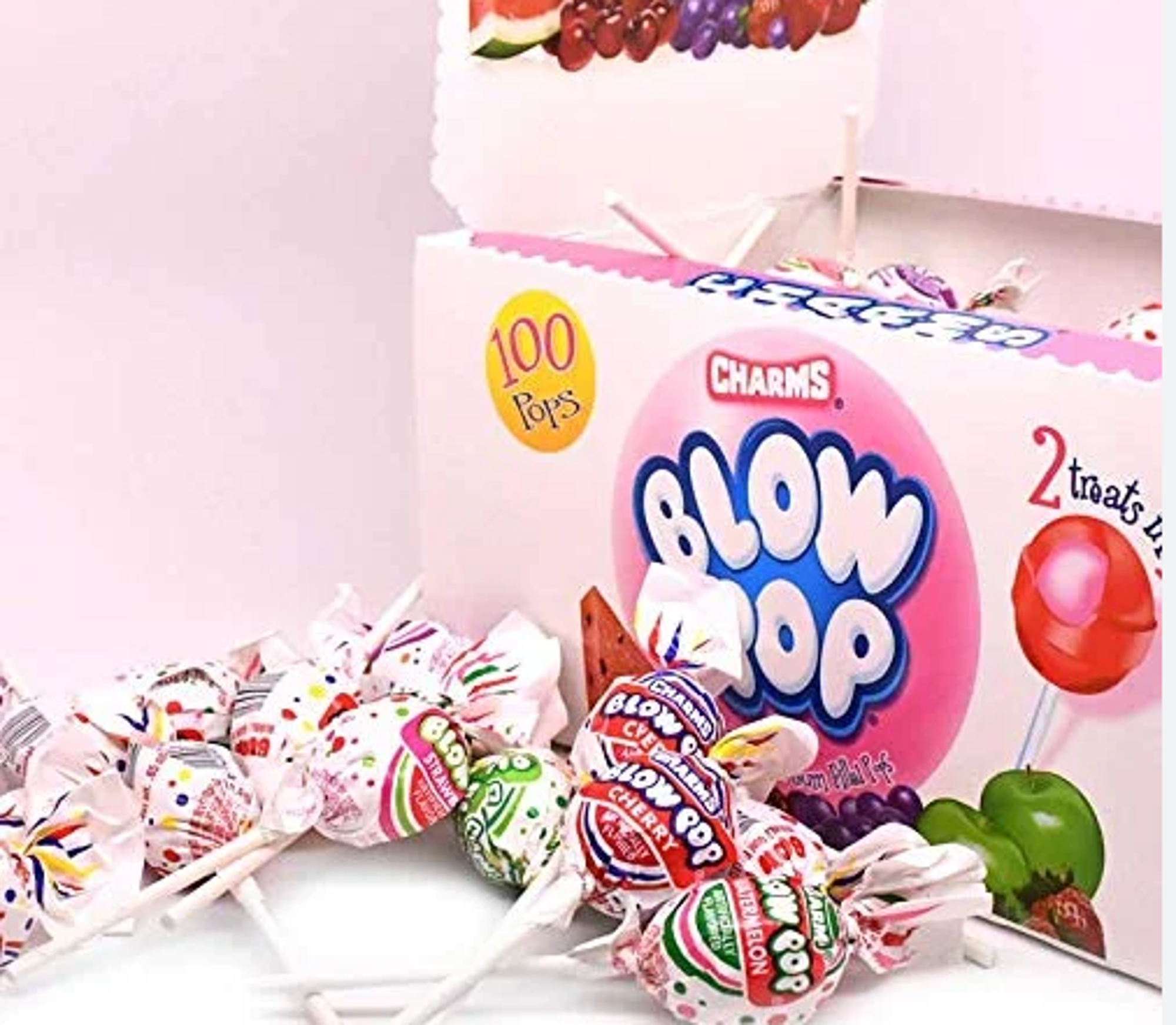 image of: CHARMS ASSORTED BLOW POPS
