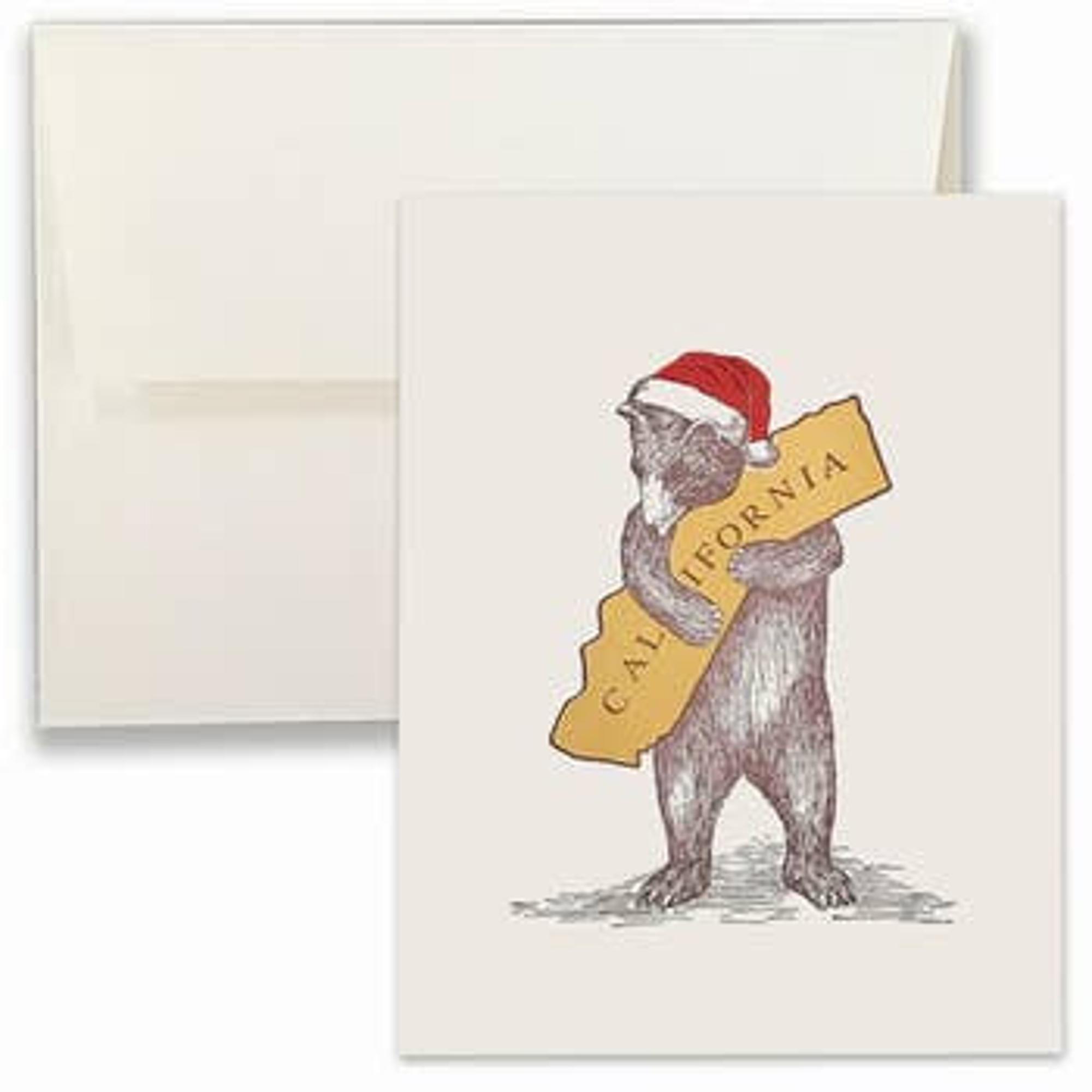 Product image 1 of 1 for Santa Bear Note Card