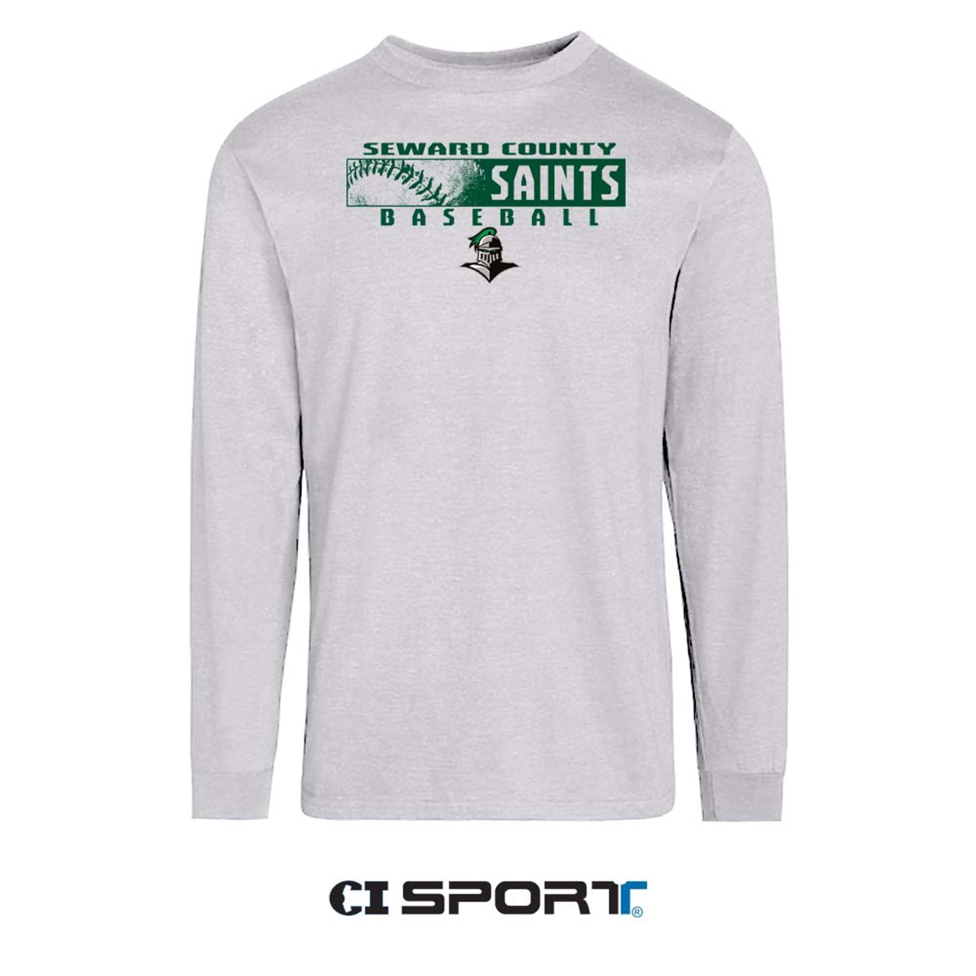 image of: CI SPORT SEWARD SAINTS PIRO BASEBALL LONG SLEEVE TEE