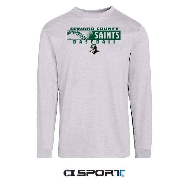 CI SPORT SEWARD SAINTS PIRO BASEBALL LONG SLEEVE TEE; $30.99
