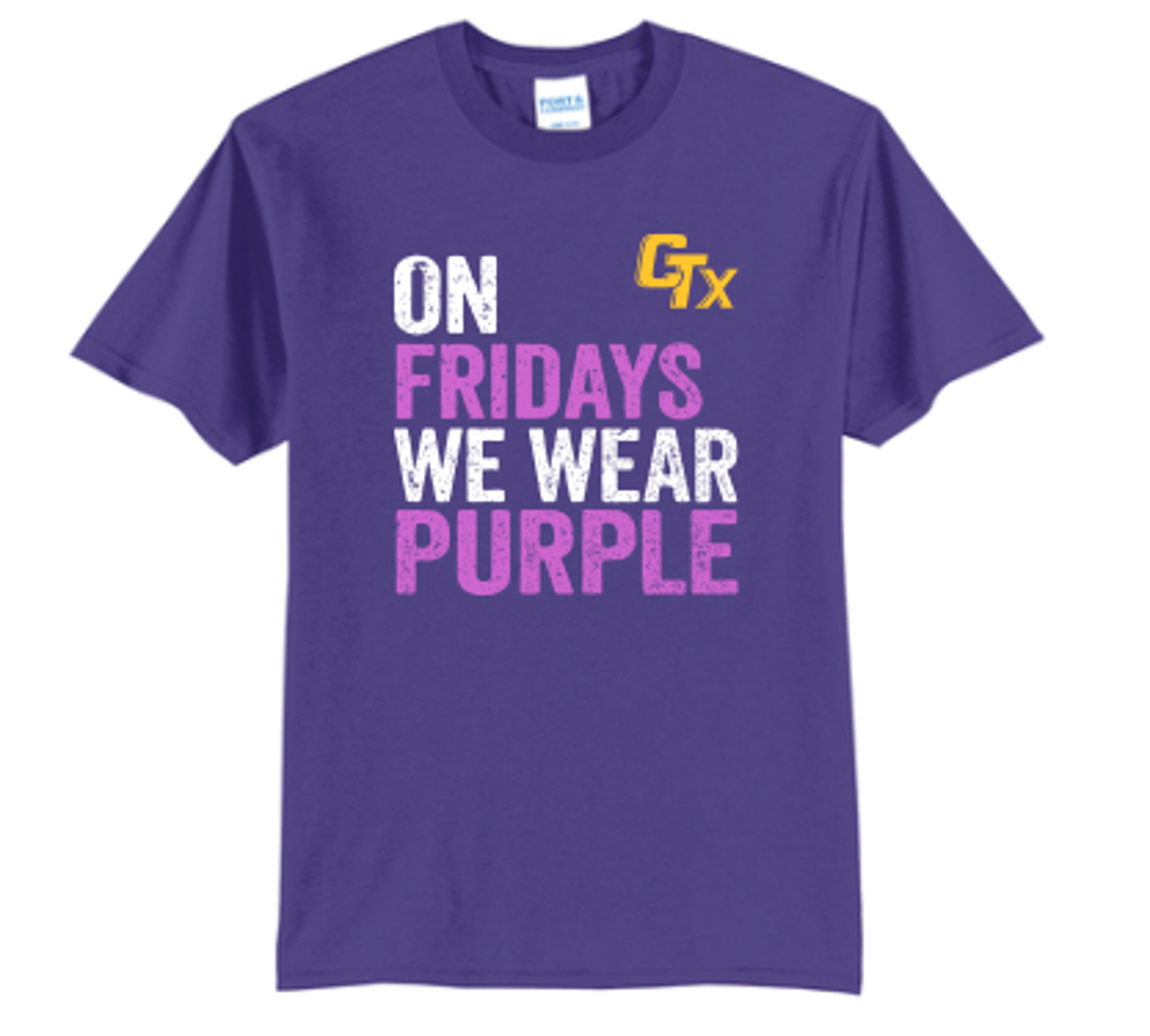 Purple Fridays Tee; $21.95