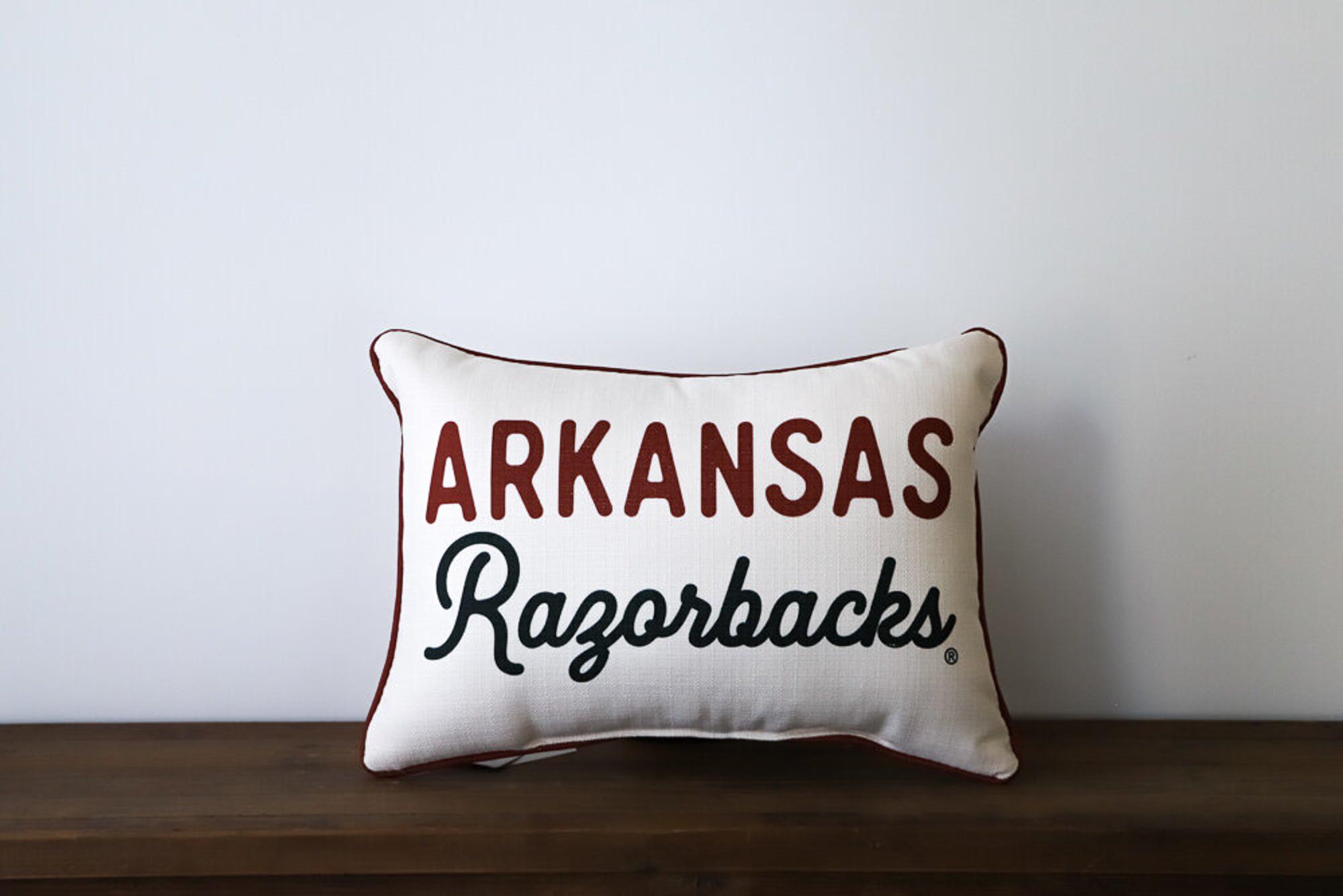 image of: Arkansas Razorbacks 20"x14" Heritage Throw Pillow