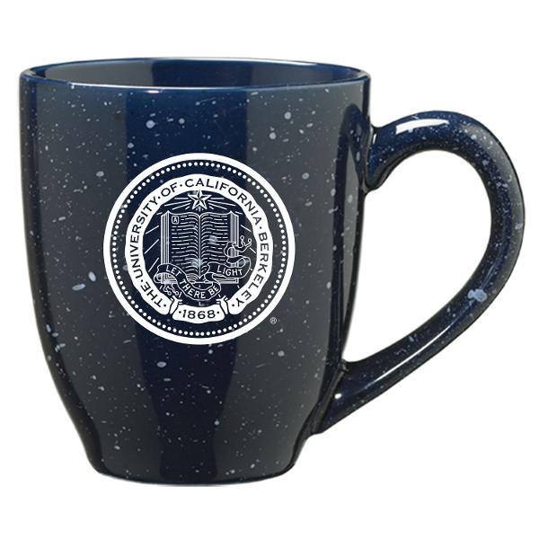 Speckled Bistro Mug 16oz Berkeley Seal Logo; $16.99