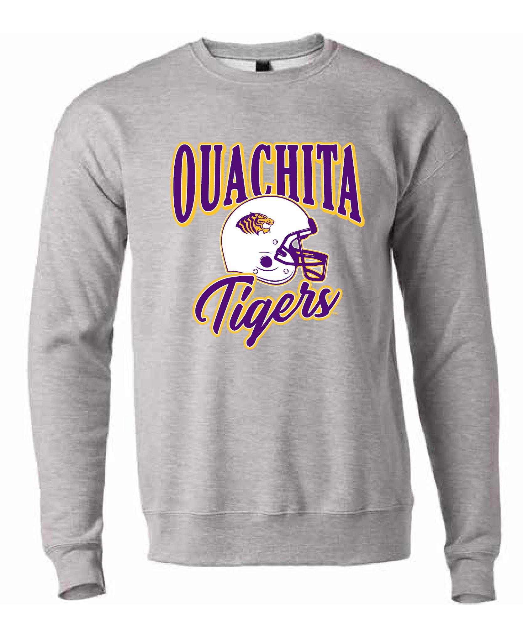 image of: Ouachita Tigers Super Soft Boyfriend Crew Sweatshirt