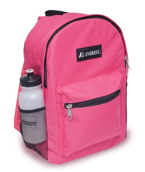 Everest Basic Laptop Backpack w/Mesh Pockets; $15.00