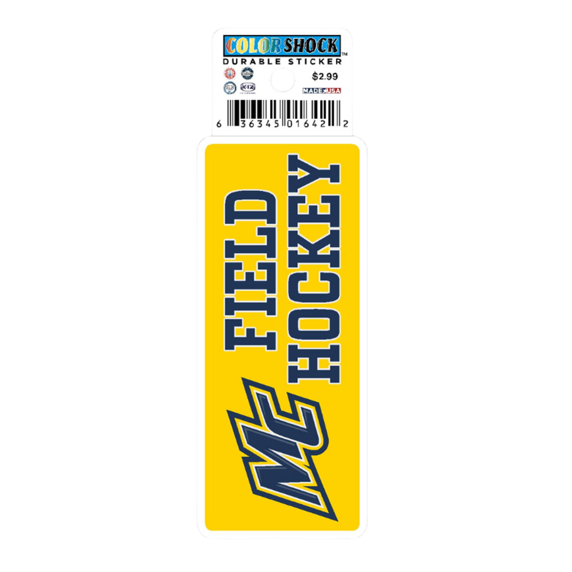 image of: MC Field Hockey Textured Stickers