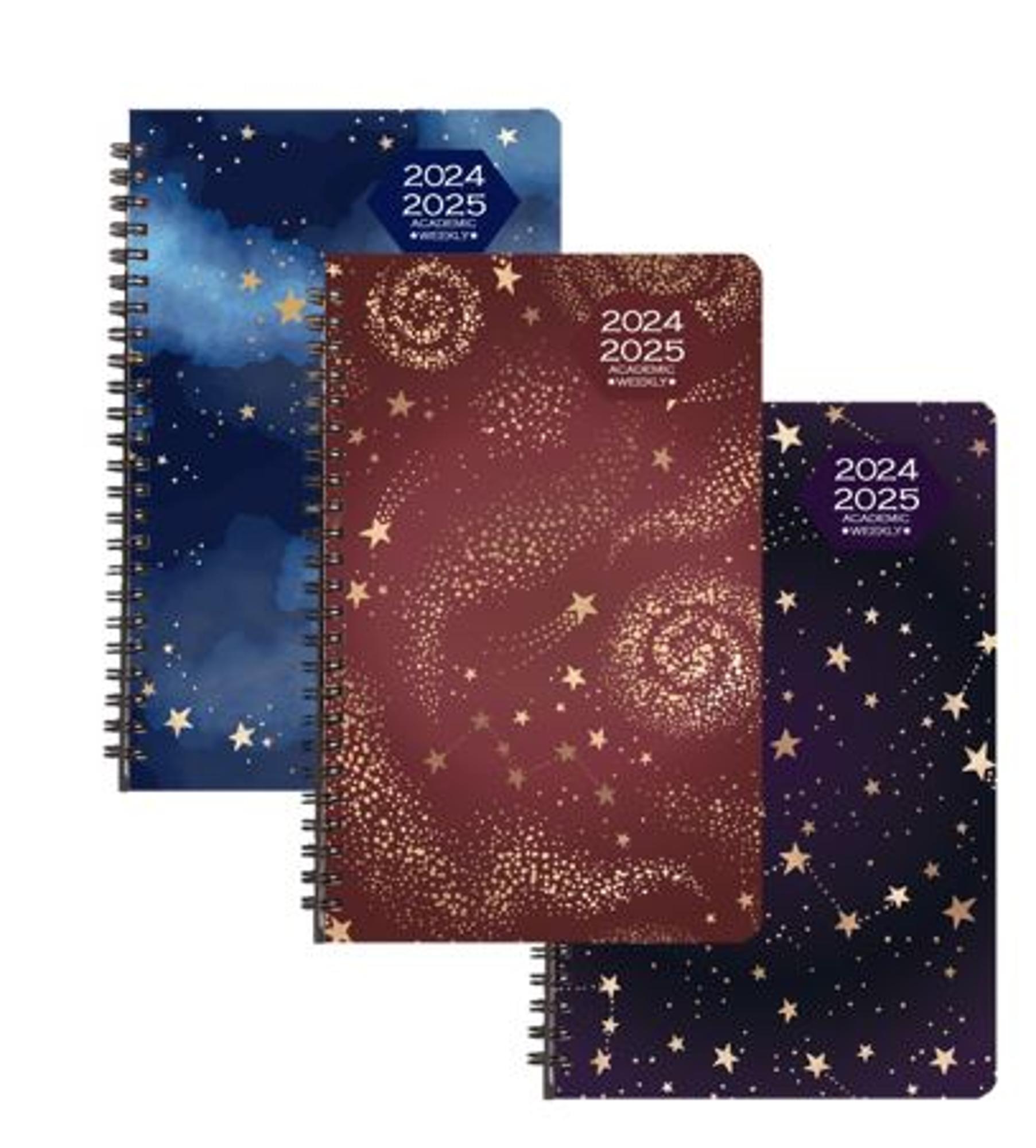 2024/25 Starlight Weekly Academic Planner 5" x 8"; $14.95