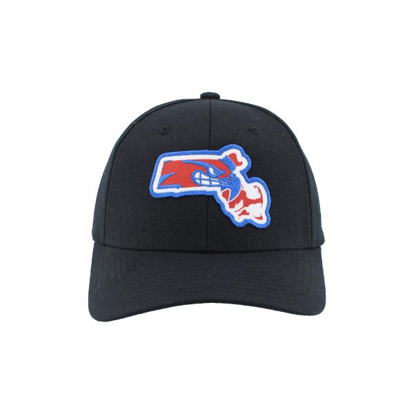 Black Snapback - River Hawk State Logo; $34.99