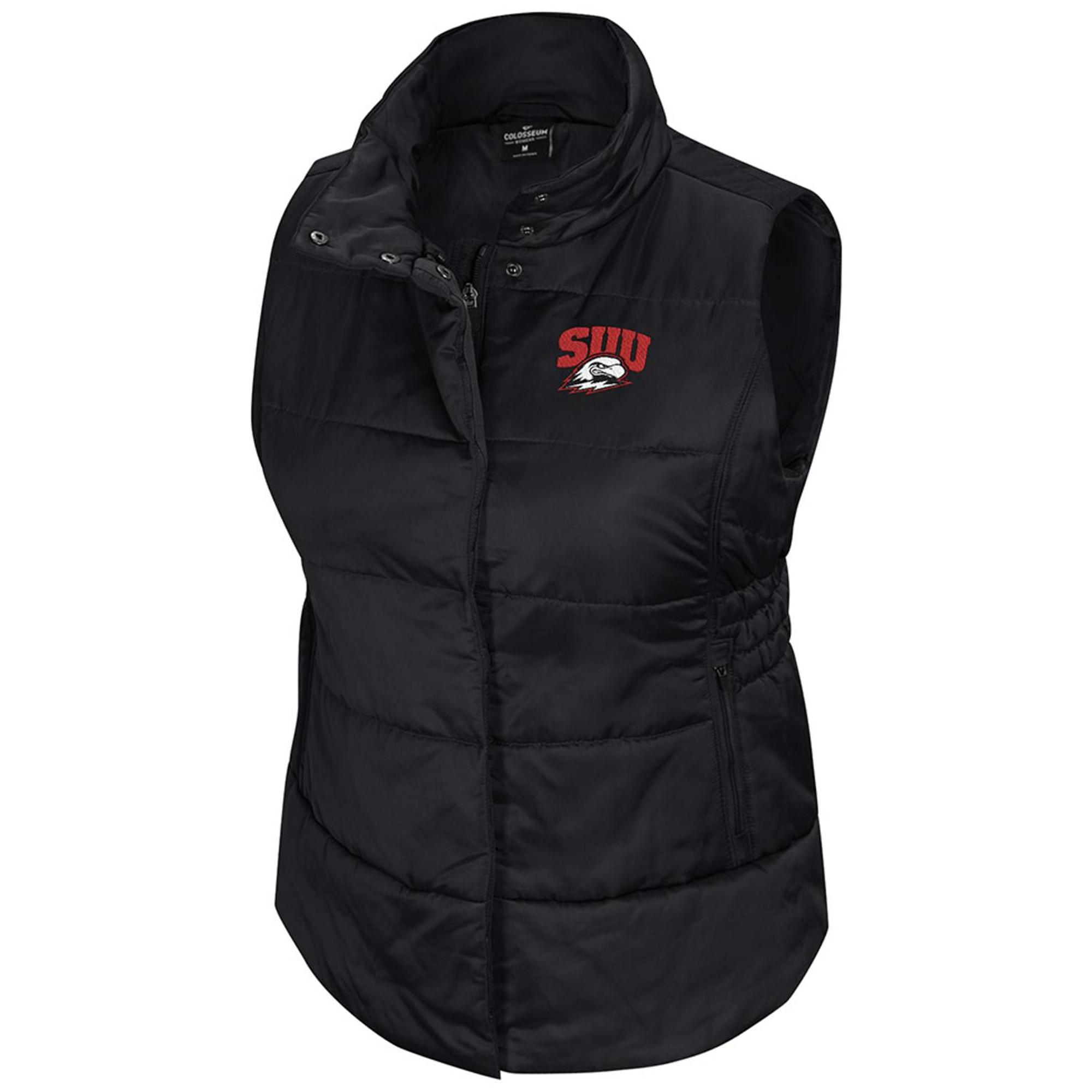 Product image 3 of 3 for COLOSSEUM WOMENS VEST BLACK SUU/THOR LEFT CHEST