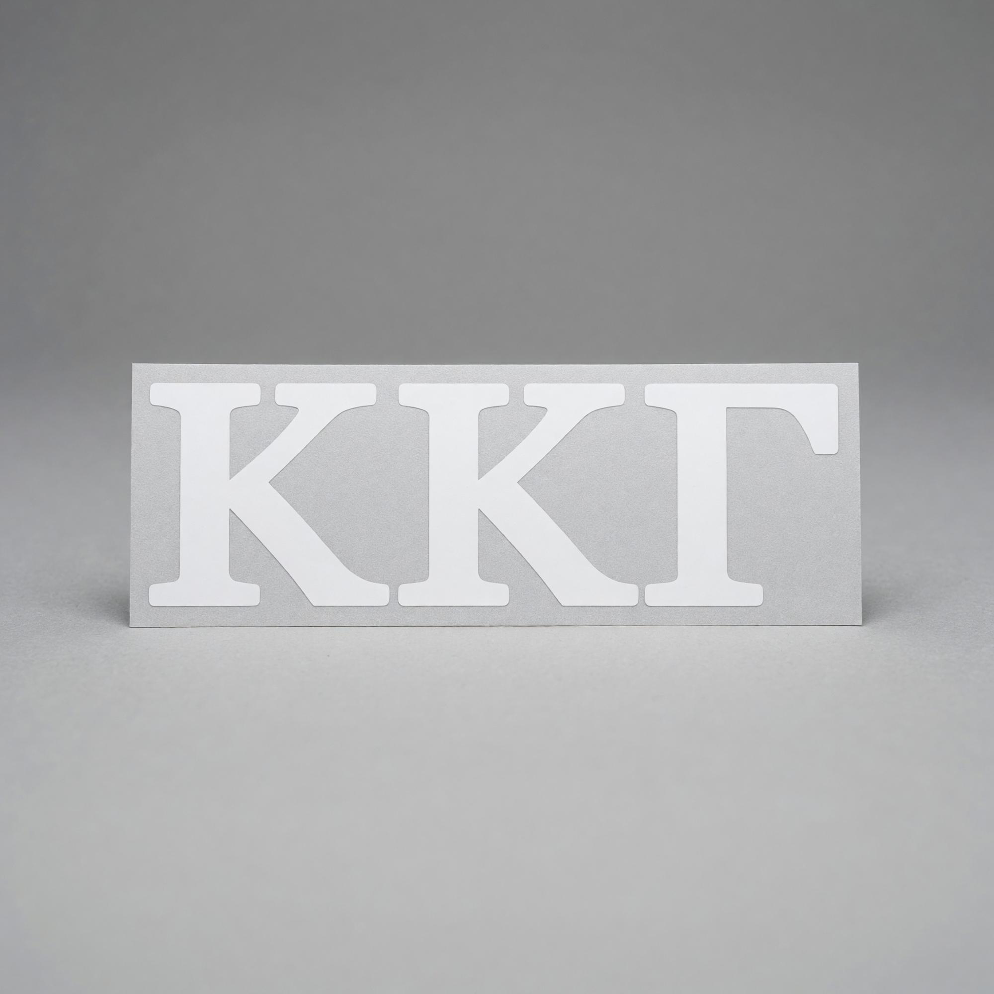 Product image 2 of 4 for Sorority Greek Letter Decal Sticker